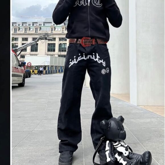 Men|women Teddy Bear|skeleton |punk style |Backpack - Picture 2 of 9